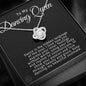 To My Dancing Queen-"Your Passion and Love" Necklace