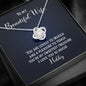 To My Beautiful Wife-"Sweetest Treasure" Necklace