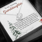 Grandmother to Granddaughter-You Brighten My Days necklace