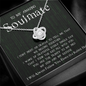 To My Amazing Soulmate-We Belong Together Necklace
