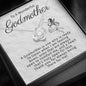 To A Wonderful Godmother-"Open Heart" Necklace