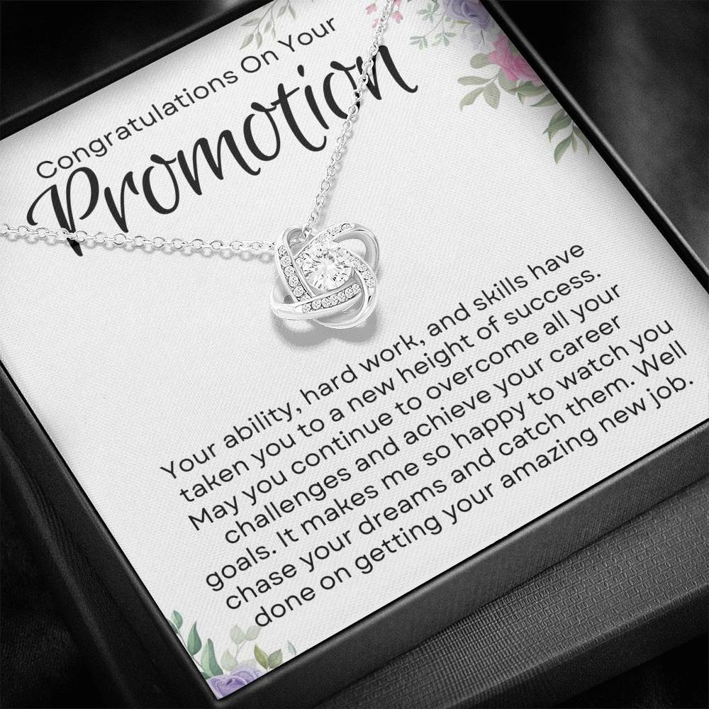 Congrats on Your Promotion-"Overcome Challenges" Necklace
