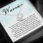 You Are a Warrior-"Geared for Battle" Necklace