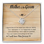 Mother of the Groom-"I Don't Take You for Granted" Love Knot Necklace