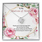 My Best Friend, My Matron of Honor-Thank You Necklace