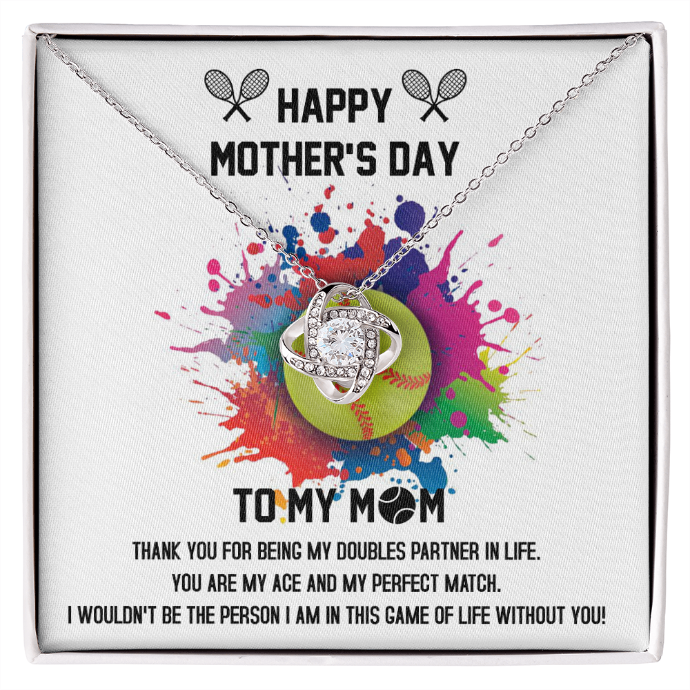 To My Tennis Mom Necklace