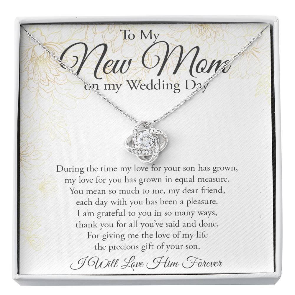 To My New Mom-Thank You For Your Precious Gift-Necklace