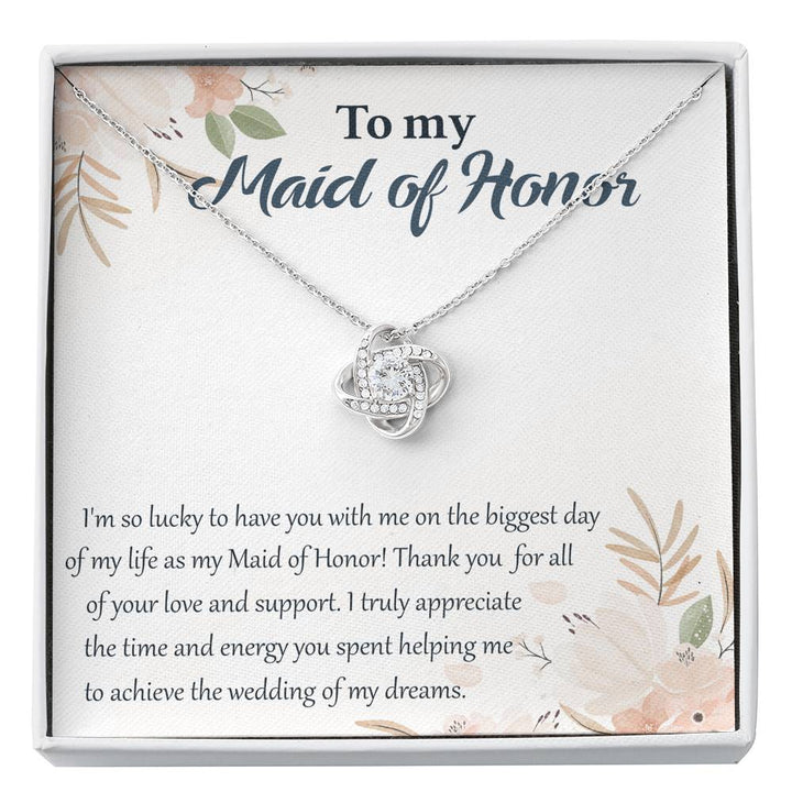 Maid of shop honor necklace