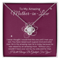 To My Amazing Mother-In-Law-"I Am So Grateful" Necklace