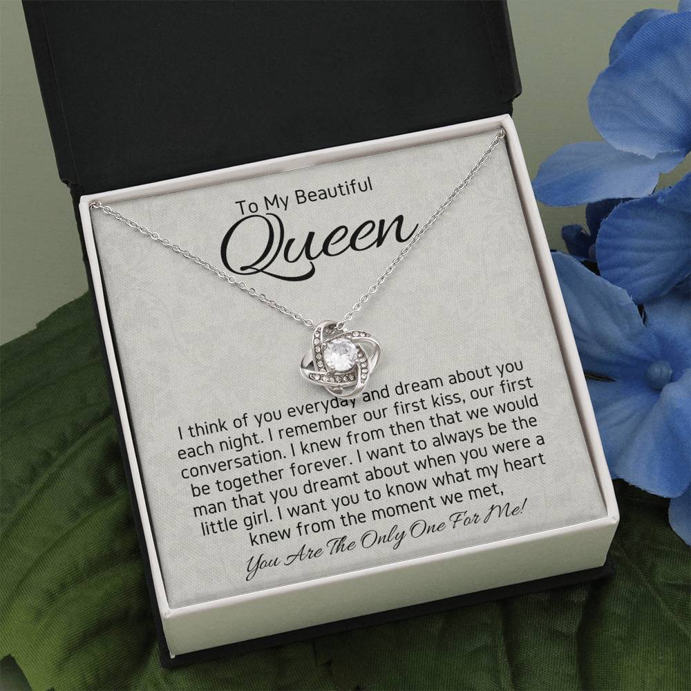 To My Beautiful Queen-"Together Forever" Necklace