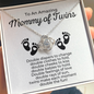 Mommy of Twins-Double Fun Necklace