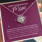 Happy Mothers Day Mom-You Deserve This" Necklace