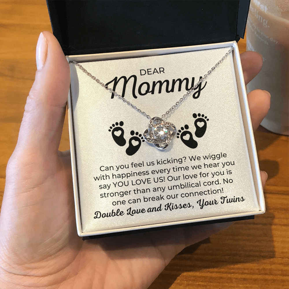 Dear Mommy-Twin Wiggles Necklace