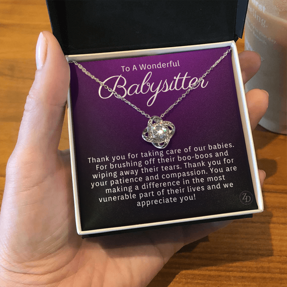Wonderful Babysitter-"We Appreciate You" Necklace
