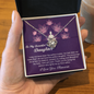 To My Beautiful Daughter-From Mom Love Knot Necklace