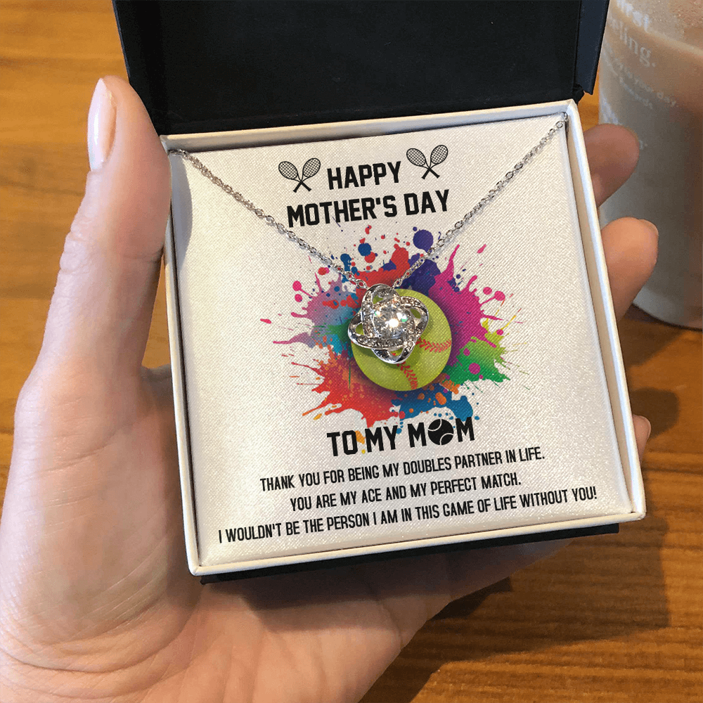 To My Tennis Mom Necklace