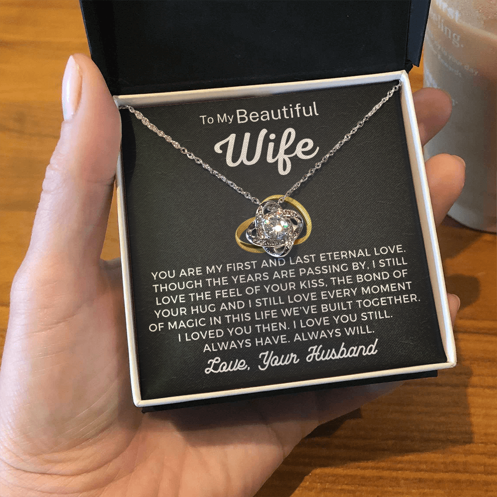 To My Beautiful Wife-"Last Eternal Love" Necklace