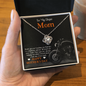 To My Dope Biker Mom Necklace