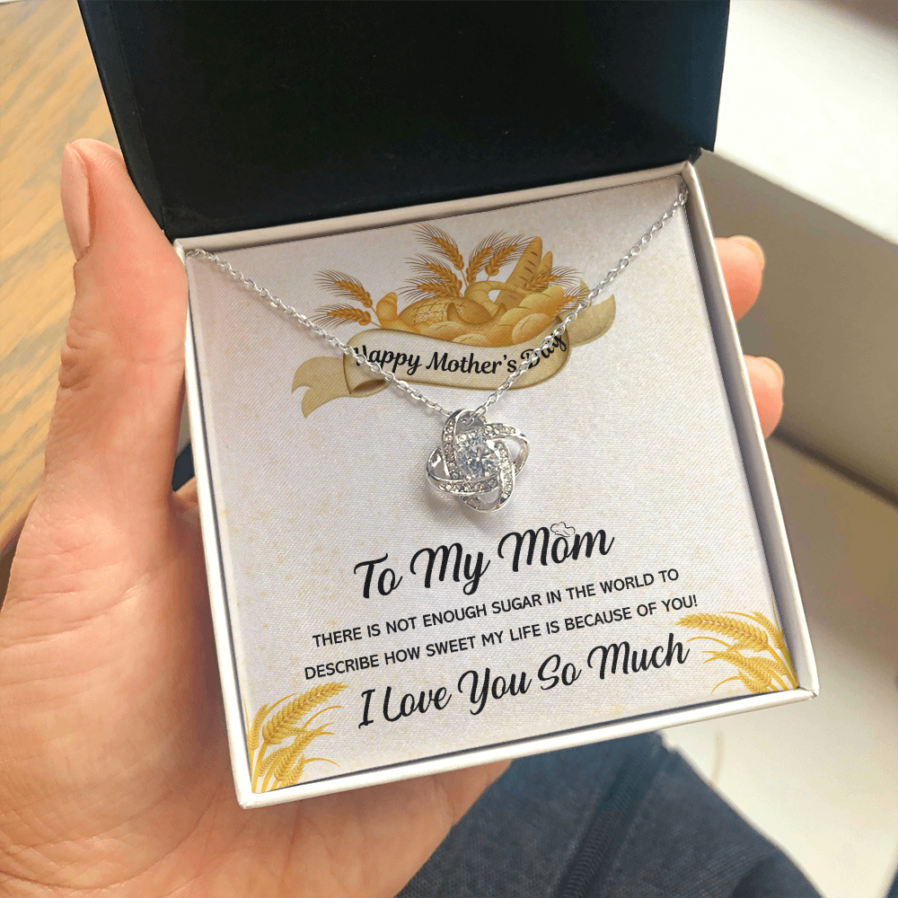 To My Mom-"Food Brings Us Together" Necklace