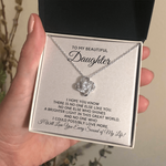 To My Beautiful Daughter-A Bright Light Necklace