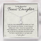 To My Bonus Daughter-"You Are a Gift" Alluring Necklace - Zaya Designs