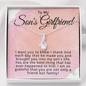 To My Son's Girlfriend-"Thank You" Alluring Necklace