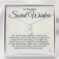 To The Best Social Worker-"I See You" Alluring Necklace