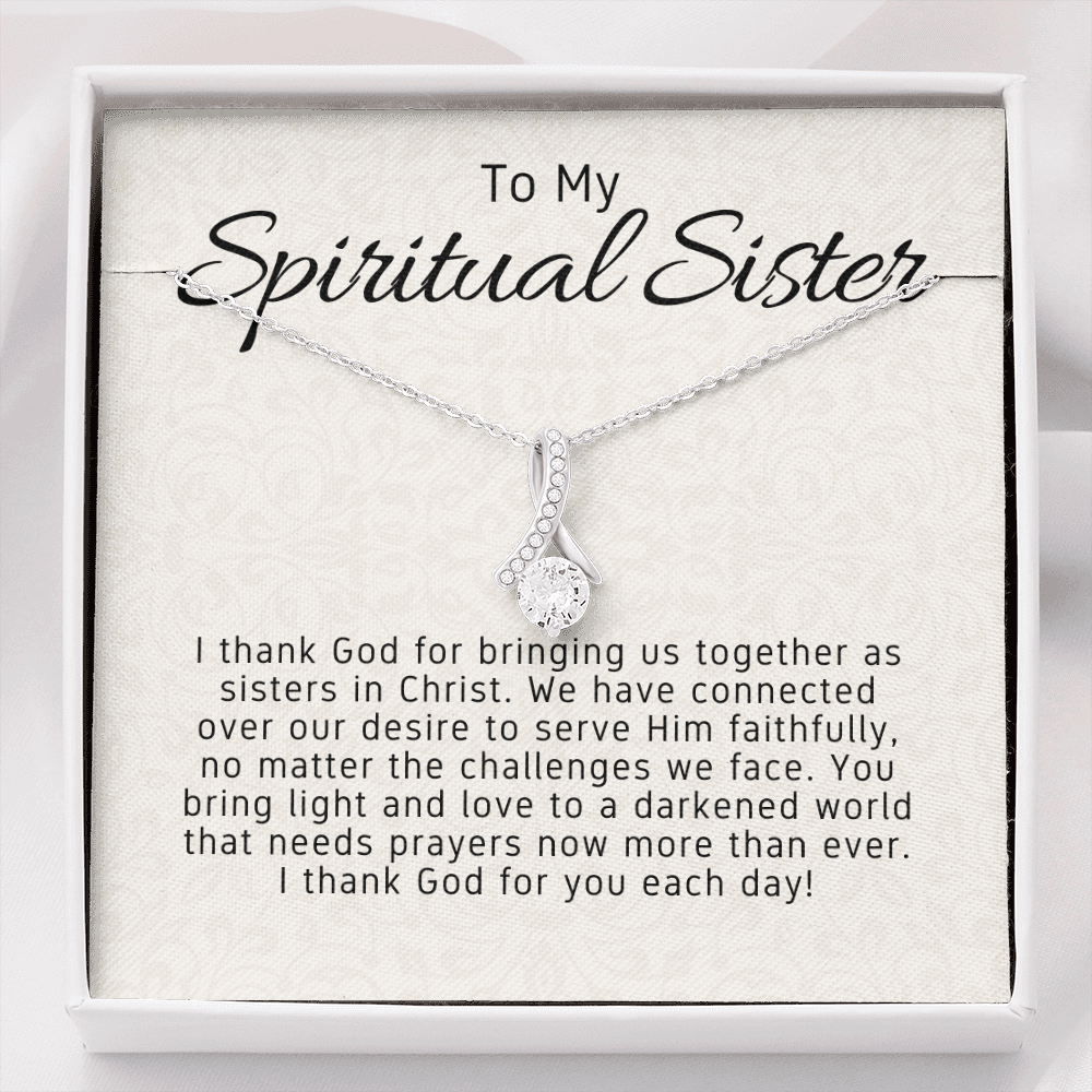To My Spiritual Sister-"Light and Love" Alluring Necklace