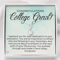 Congrats College Grad-Dedication to Education Alluring Necklace