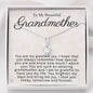 To My Beautiful Grandmother-"Greatest Joy" Alluring Necklace