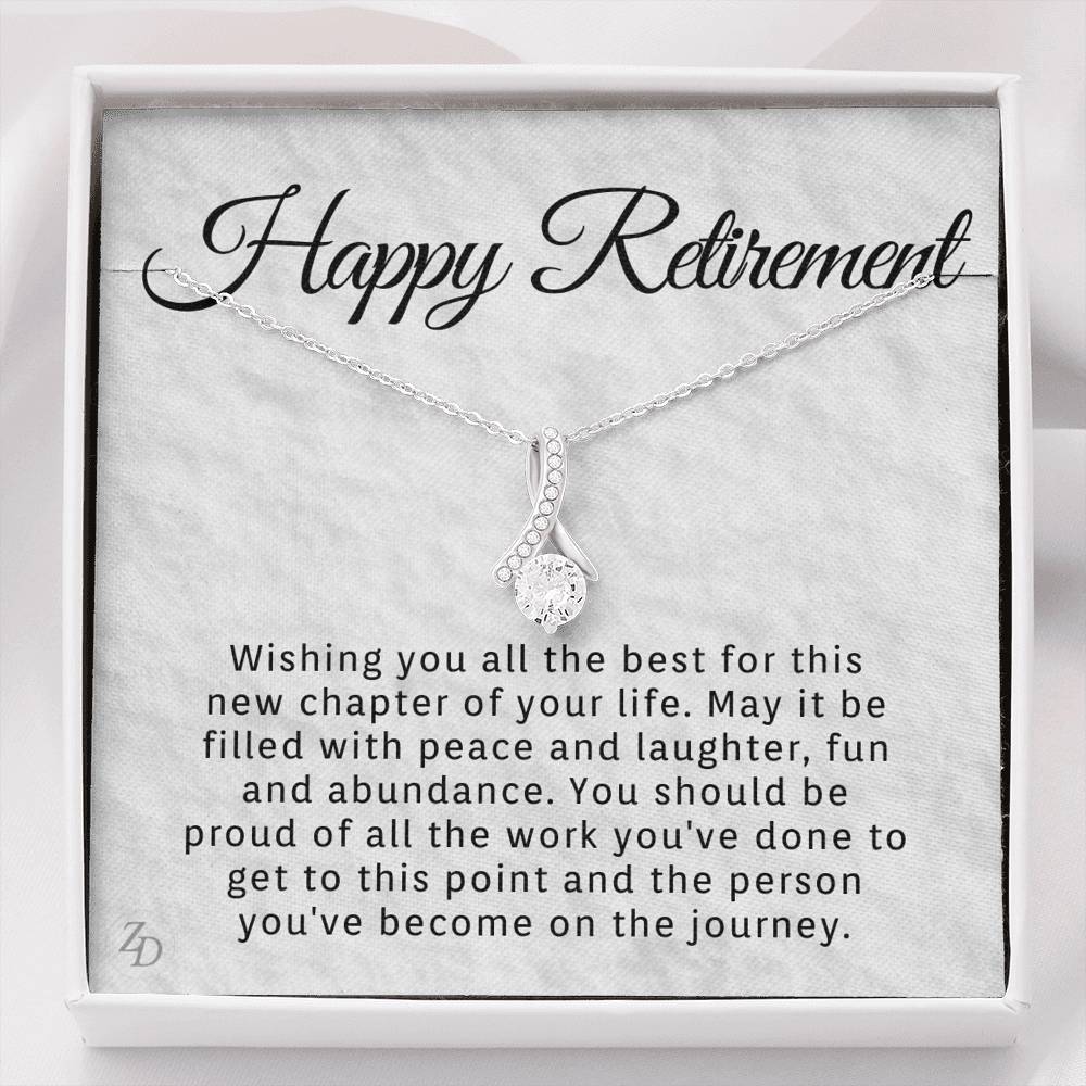 Happy Retirement-"New Journey" Alluring Necklace