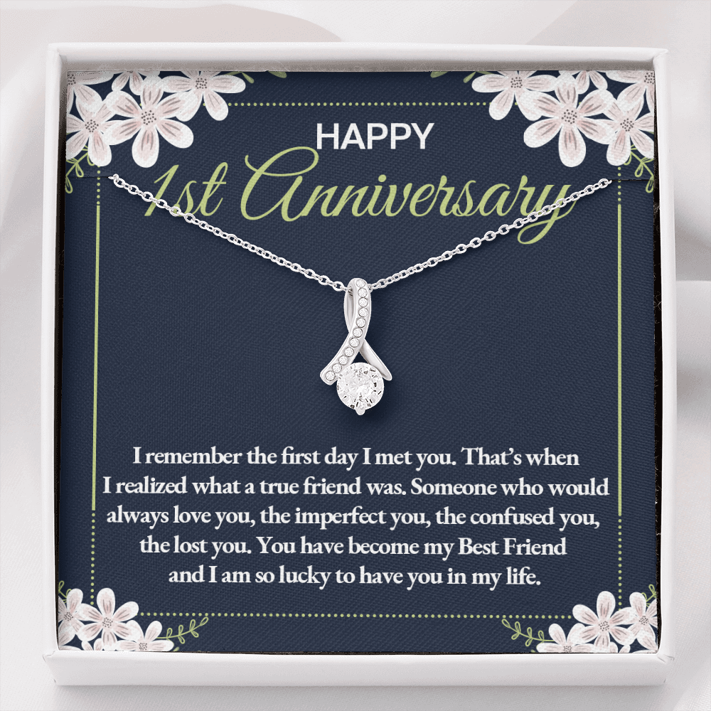 Happy 1st Anniversary-"Our Special Day" Alluring Necklace