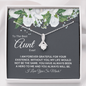 To The Best Aunt Ever-"I Am Grateful" Alluring Necklace