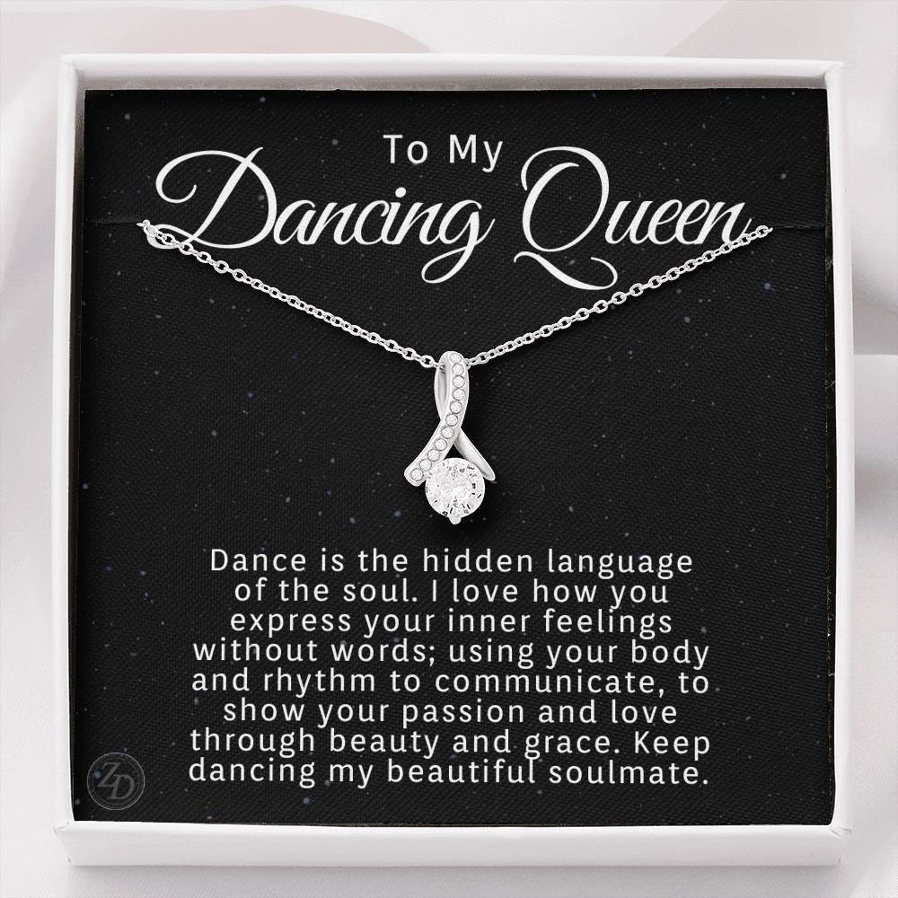 To My Dancing Queen-"Your Passion and Love" Alluring Necklace