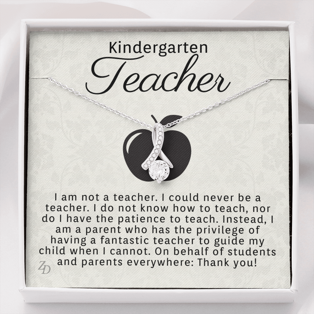 Kindergarten Teacher-"Patience and Love" Alluring Necklace