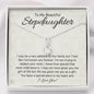 To My Stepdaughter-"You Are a Gift" Alluring Necklace - Zaya Designs