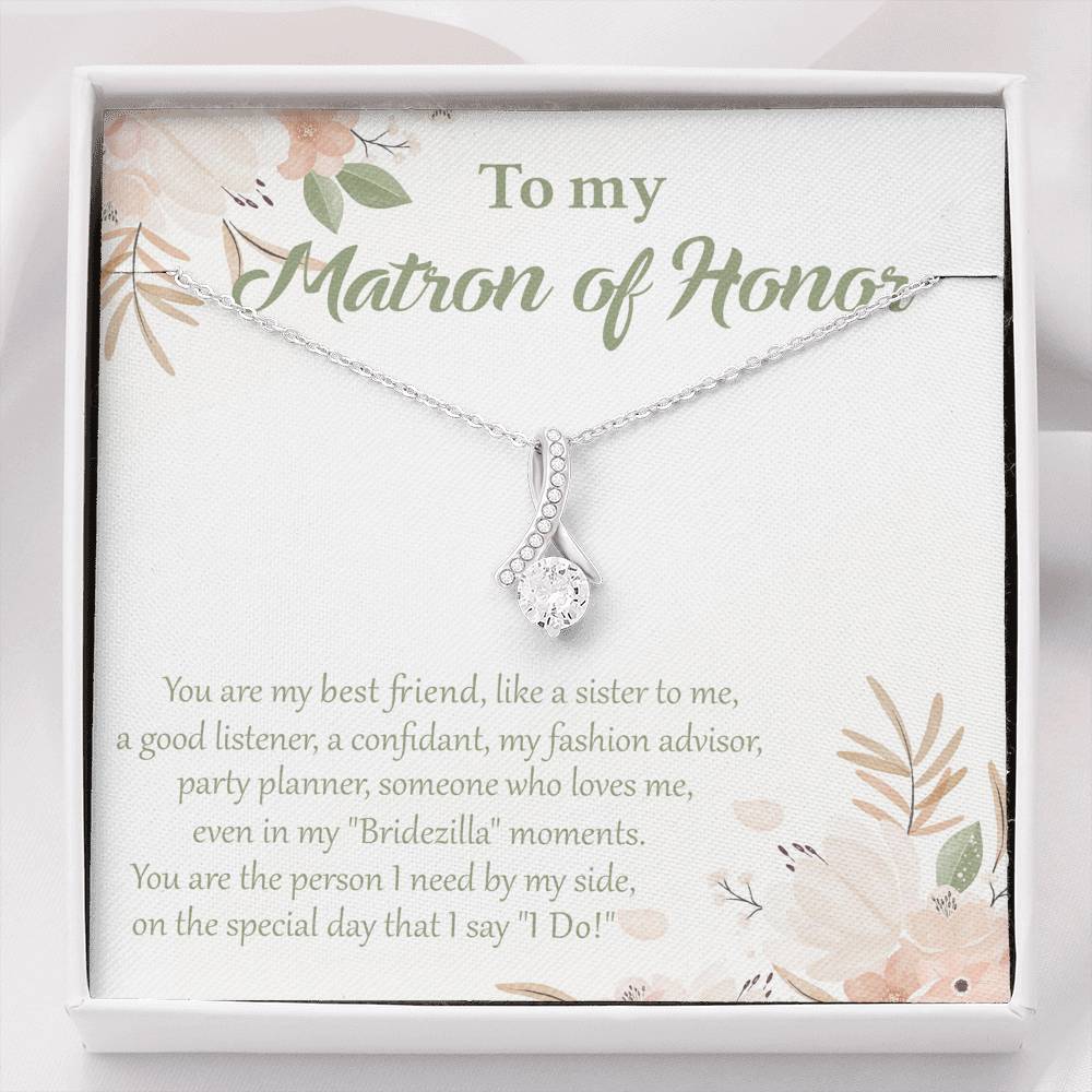 My Best Friend, My Matron of Honor-Alluring Beauty Necklace