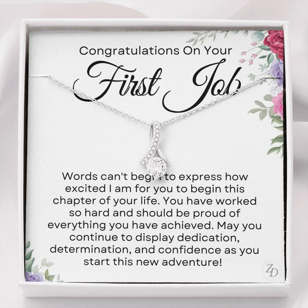 Congrats on Your First Job-"Proud of You" Alluring Necklace