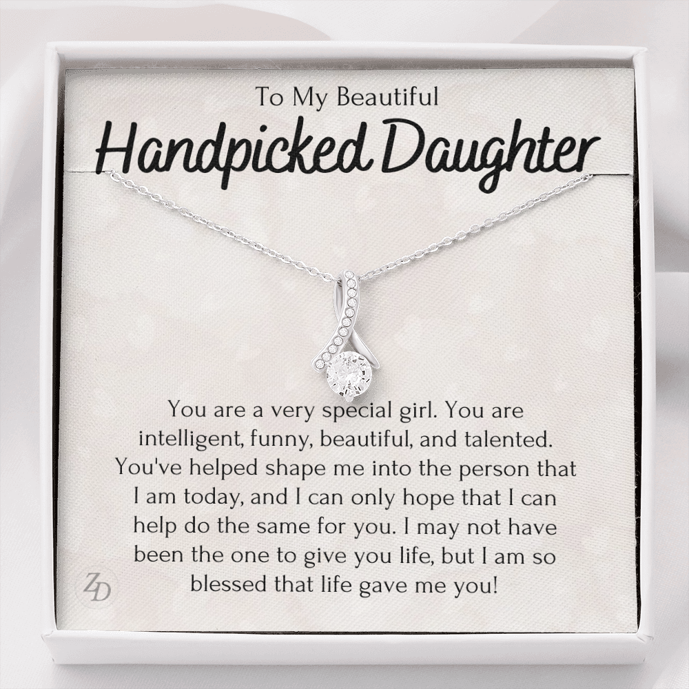 To My Handpicked Daughter-"You Are Special to Me" Alluring Necklace