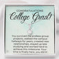 Congrats College Grad-You Survived Alluring Necklace