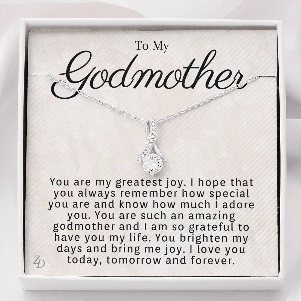 To My Godmother-"Greatest Joy" Alluring Necklace