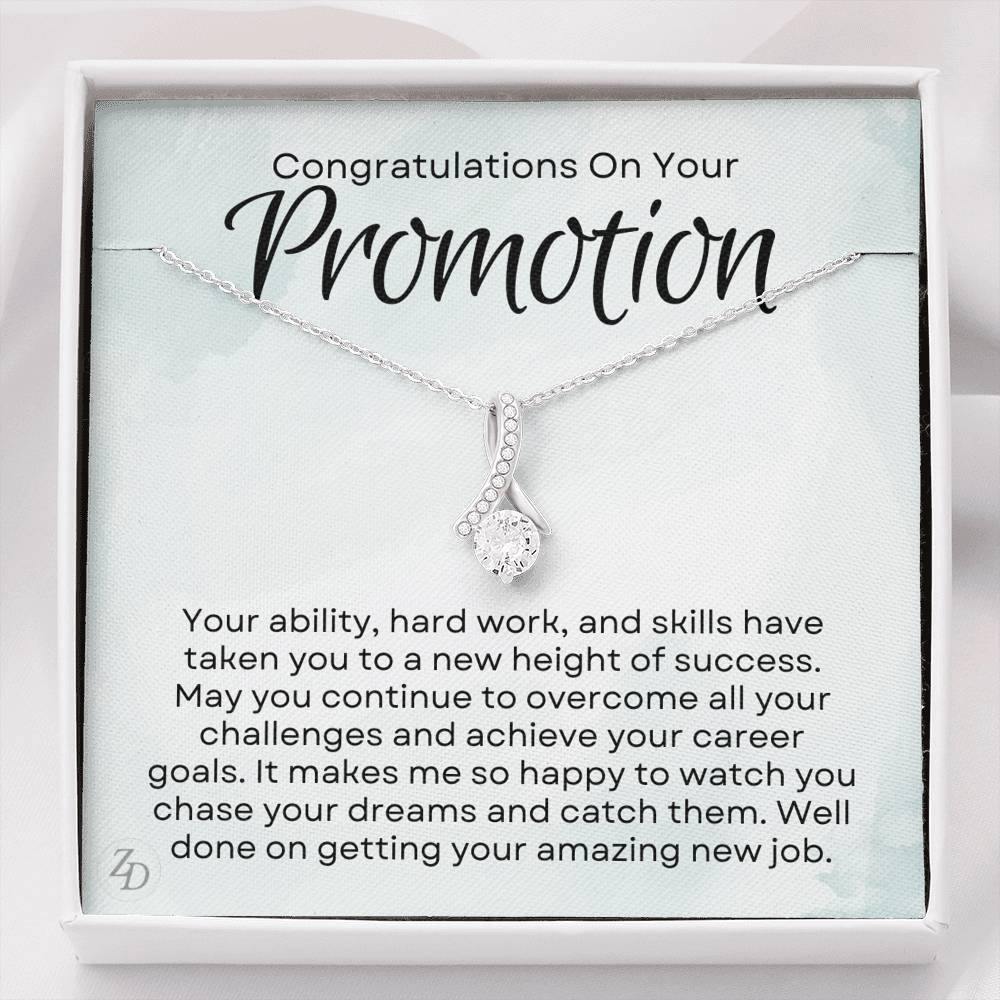 Congrats on Your Promotion-"Career Goals" Alluring Necklace