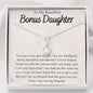 To My Bonus Daughter-"You Are Special" Alluring Necklace - Zaya Designs