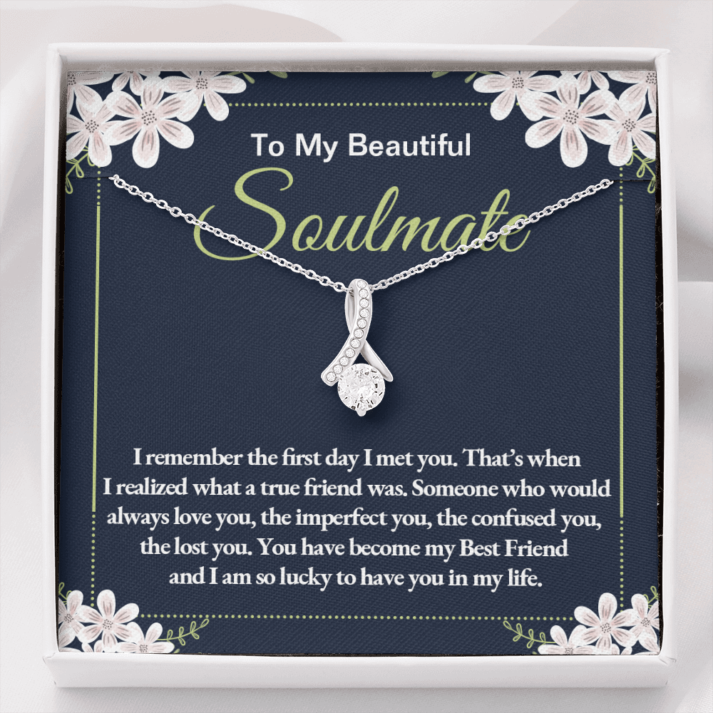 To My Beautiful Soulmate-"Our First Day" Alluring Necklace