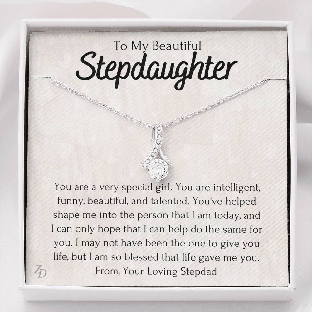To My Stepdaughter-"You Are Special" Alluring Necklace - Zaya Designs