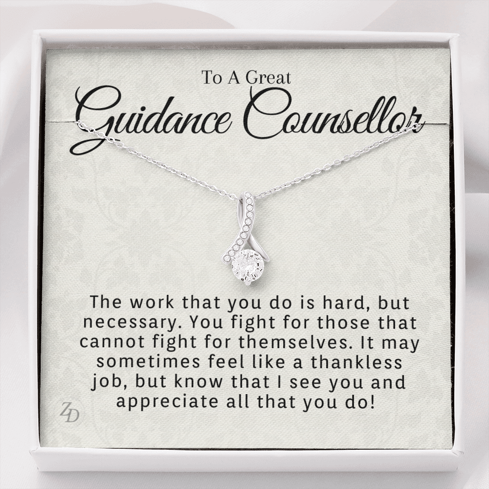 Guidance Counsellor-"We Appreciate You" Alluring Necklace