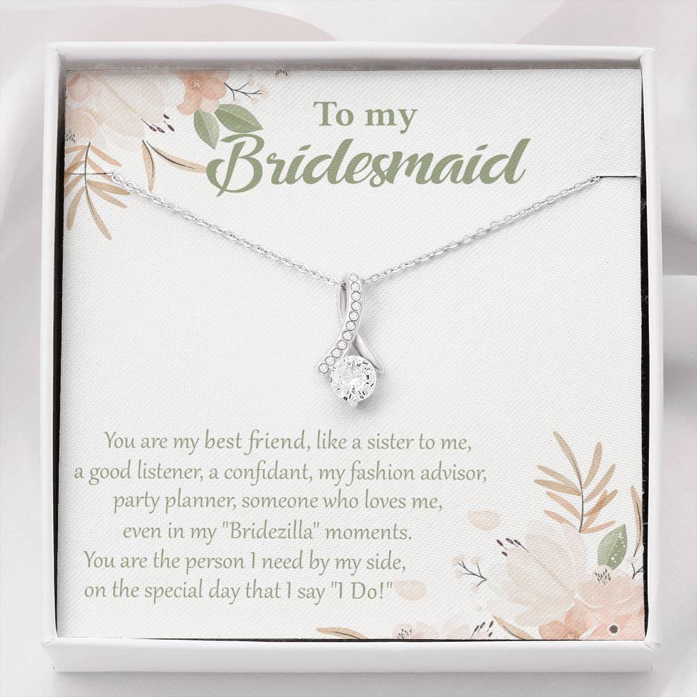 My Best Friend, My Bridesmaid-Alluring Beauty Necklace