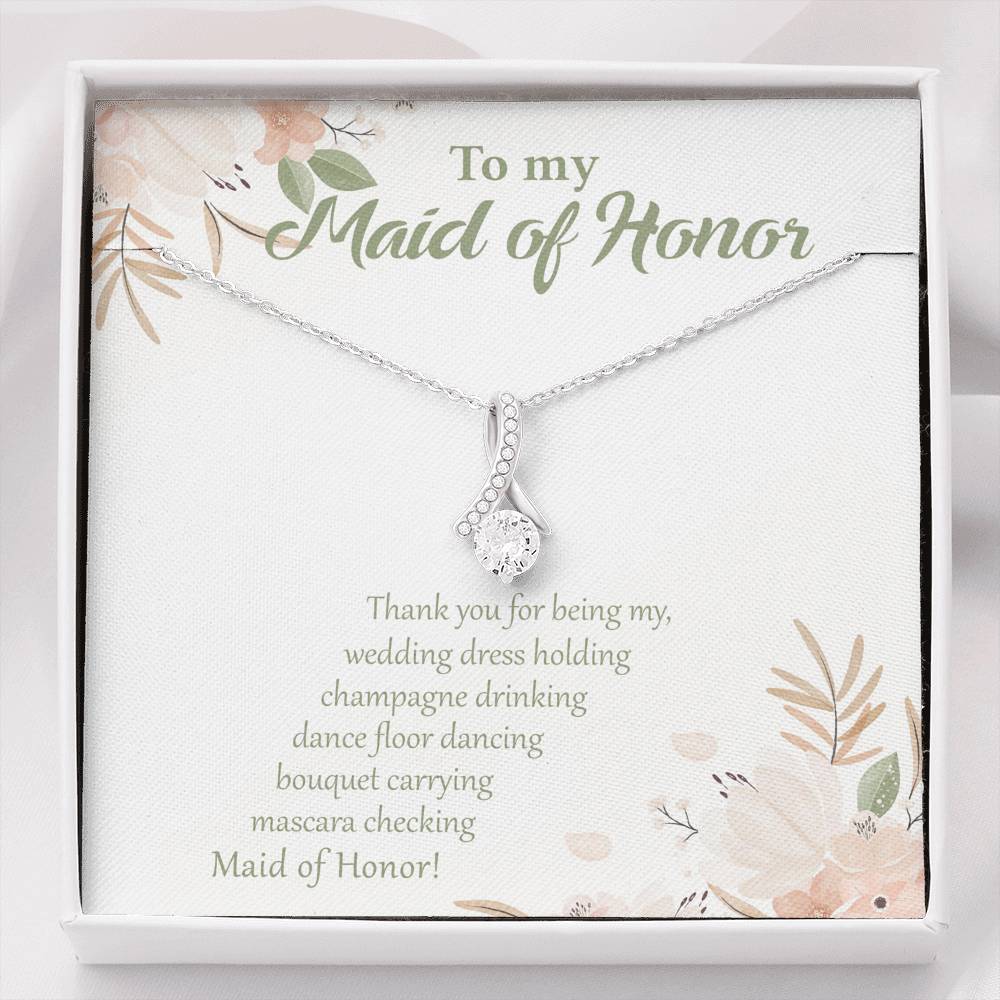 Thank You for Being My "Everything" Maid of Honor-Alluring Beauty Necklace