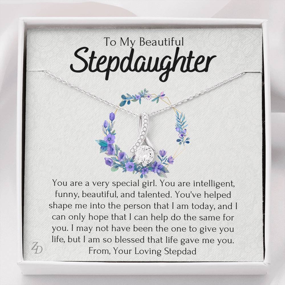 To My Stepdaughter-"You Are Special" Alluring Necklace - Zaya Designs