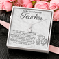 To My Son's Teacher-"Thank You for Guiding Him" Alluring Necklace